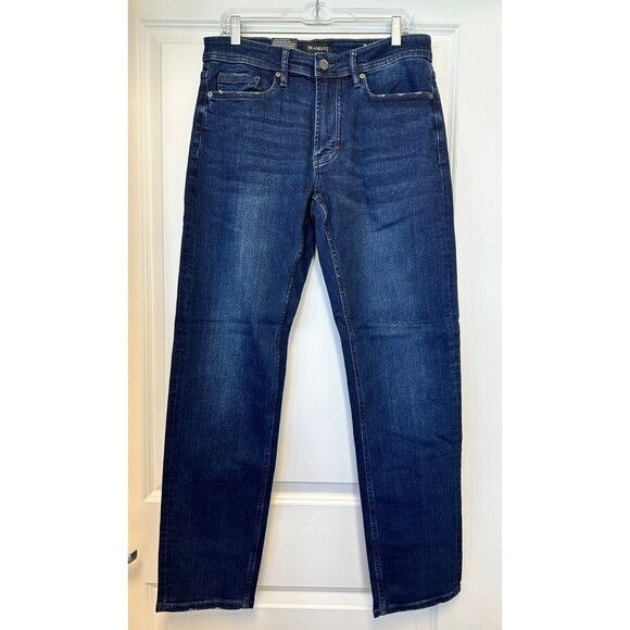 Blank NYC Jeans Mens 32 x 32 Stanton Straight Fit Medium Wash Blue Stretch - Picture 2 of 6